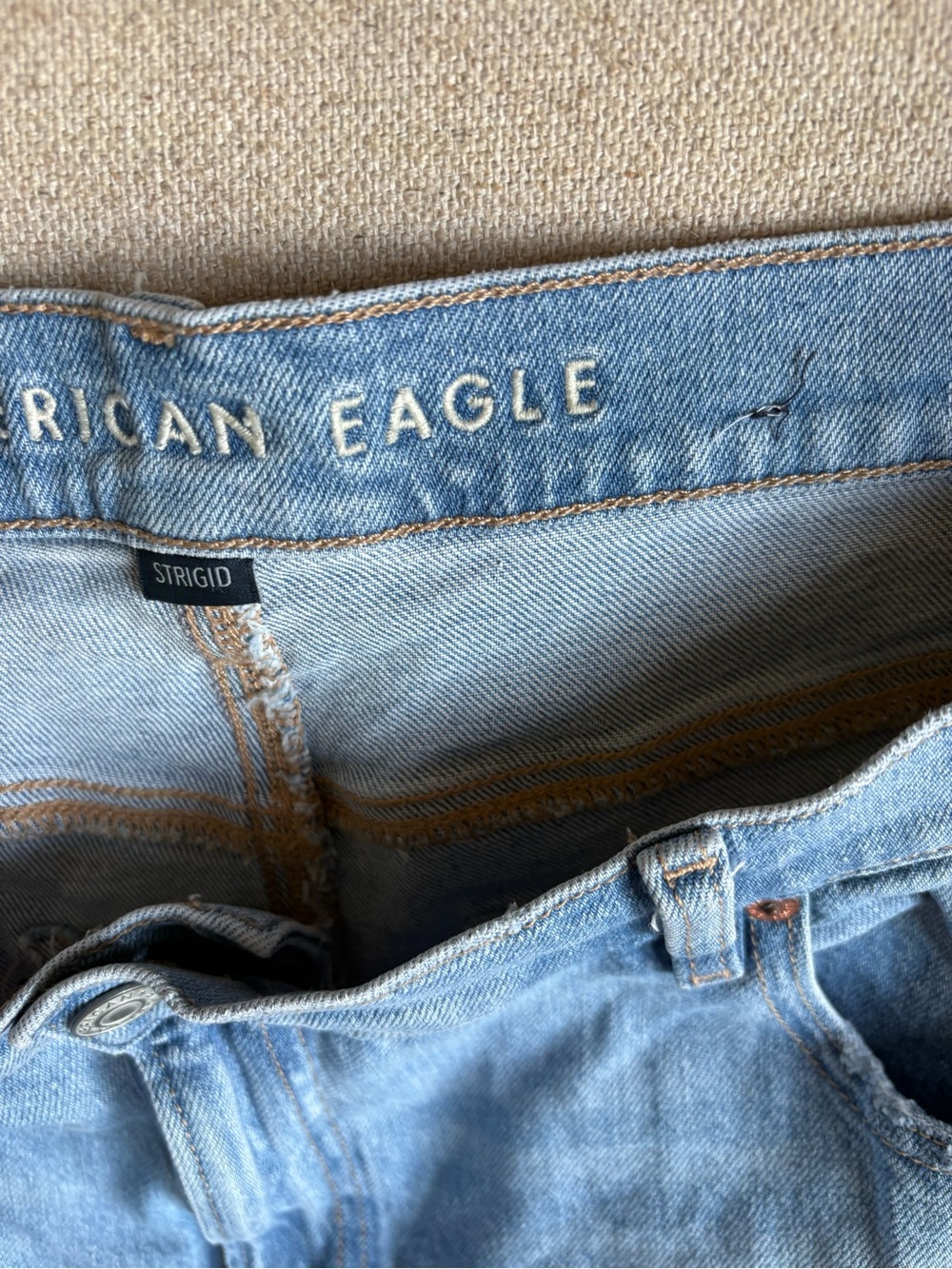 American Eagle Outfitters stove pipe womens jeans size 18 - Picture 2 of 4